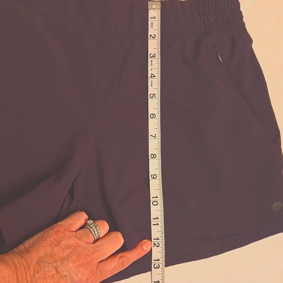 Apana Purple Yoga Shorts Lightweight Elastic Waist - Picture 9 of 9